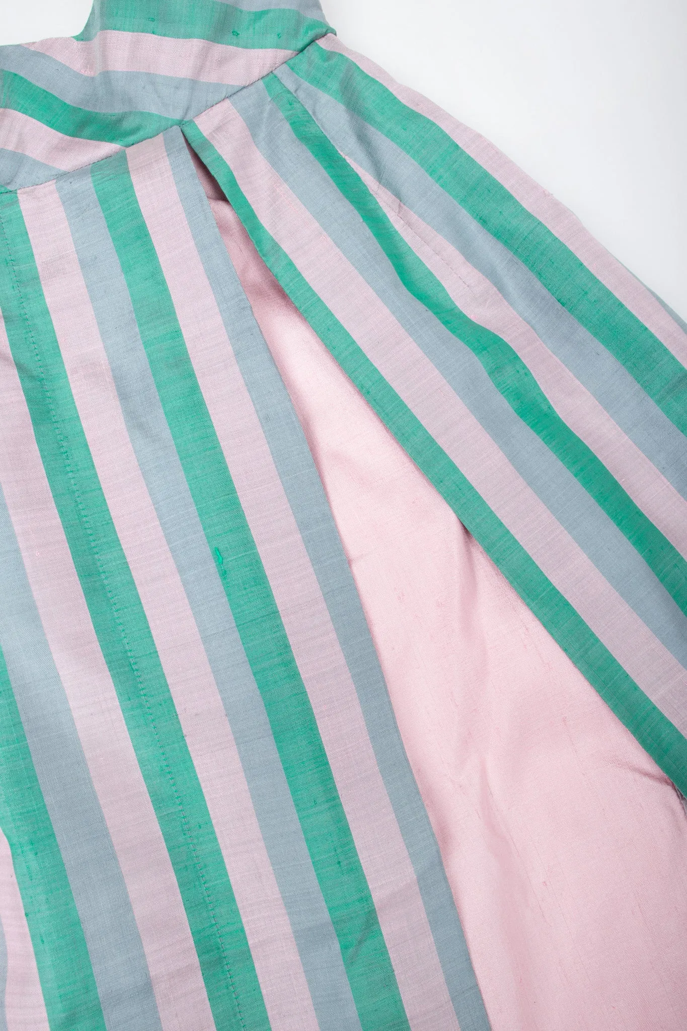 Silk Balloon Sleeve Top & Ball Skirt Set