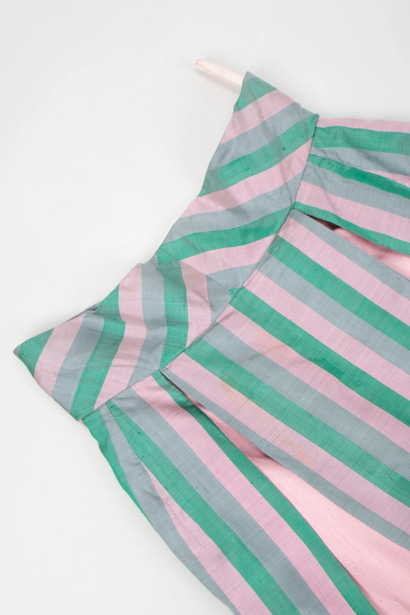Silk Balloon Sleeve Top & Ball Skirt Set