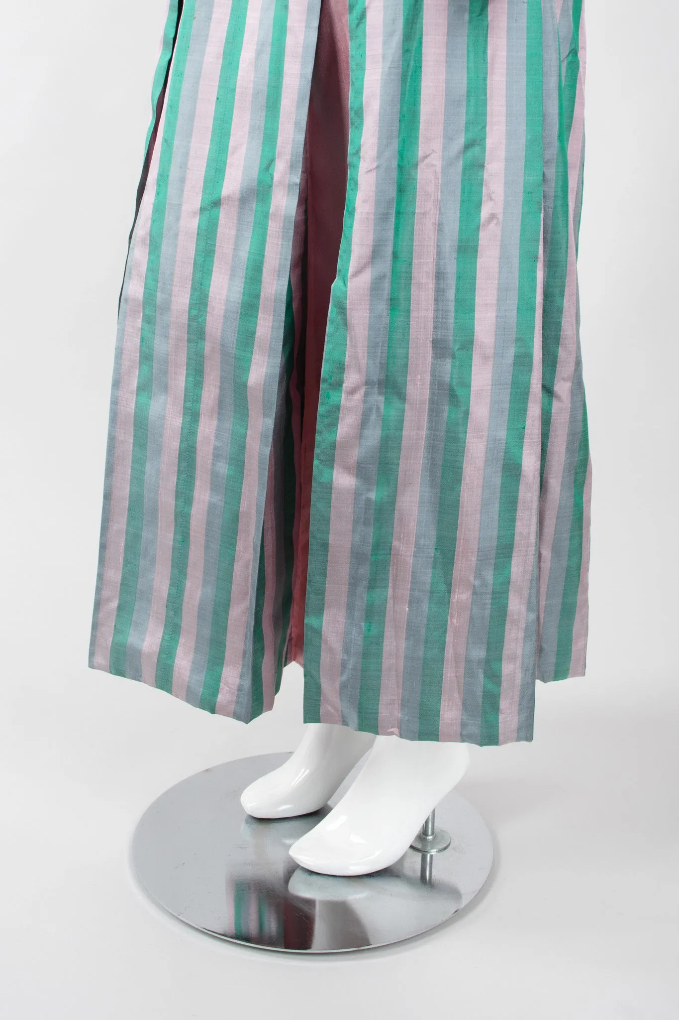 Silk Balloon Sleeve Top & Ball Skirt Set