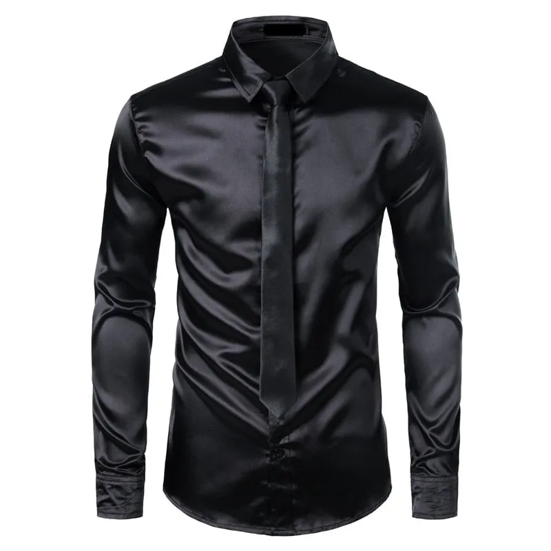 Silk Dress Shirt Tie Set