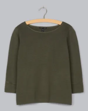 Silk Organic Cotton Interlock Pullover