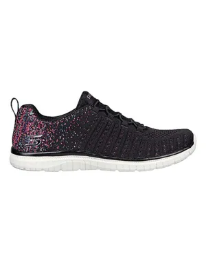 Skechers Black Women Virtue Slip On Sneakers