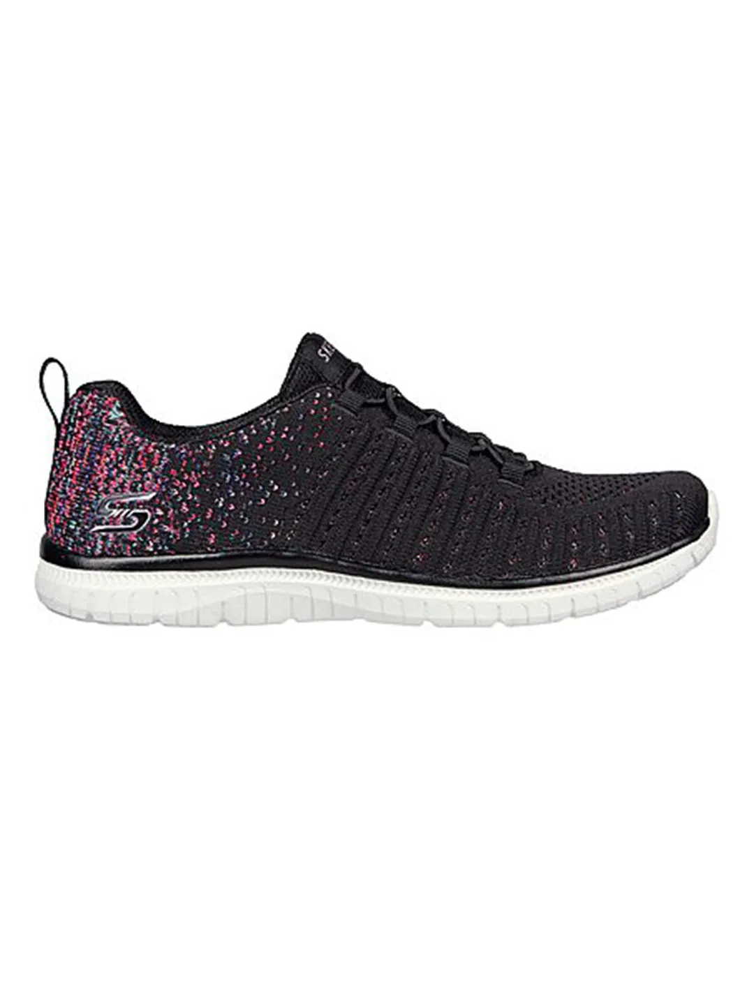 Skechers Black Women Virtue Slip On Sneakers