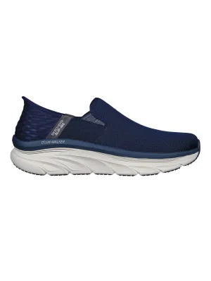 Skechers Navy Men Dlux Walker Orford Slip On Sneakers