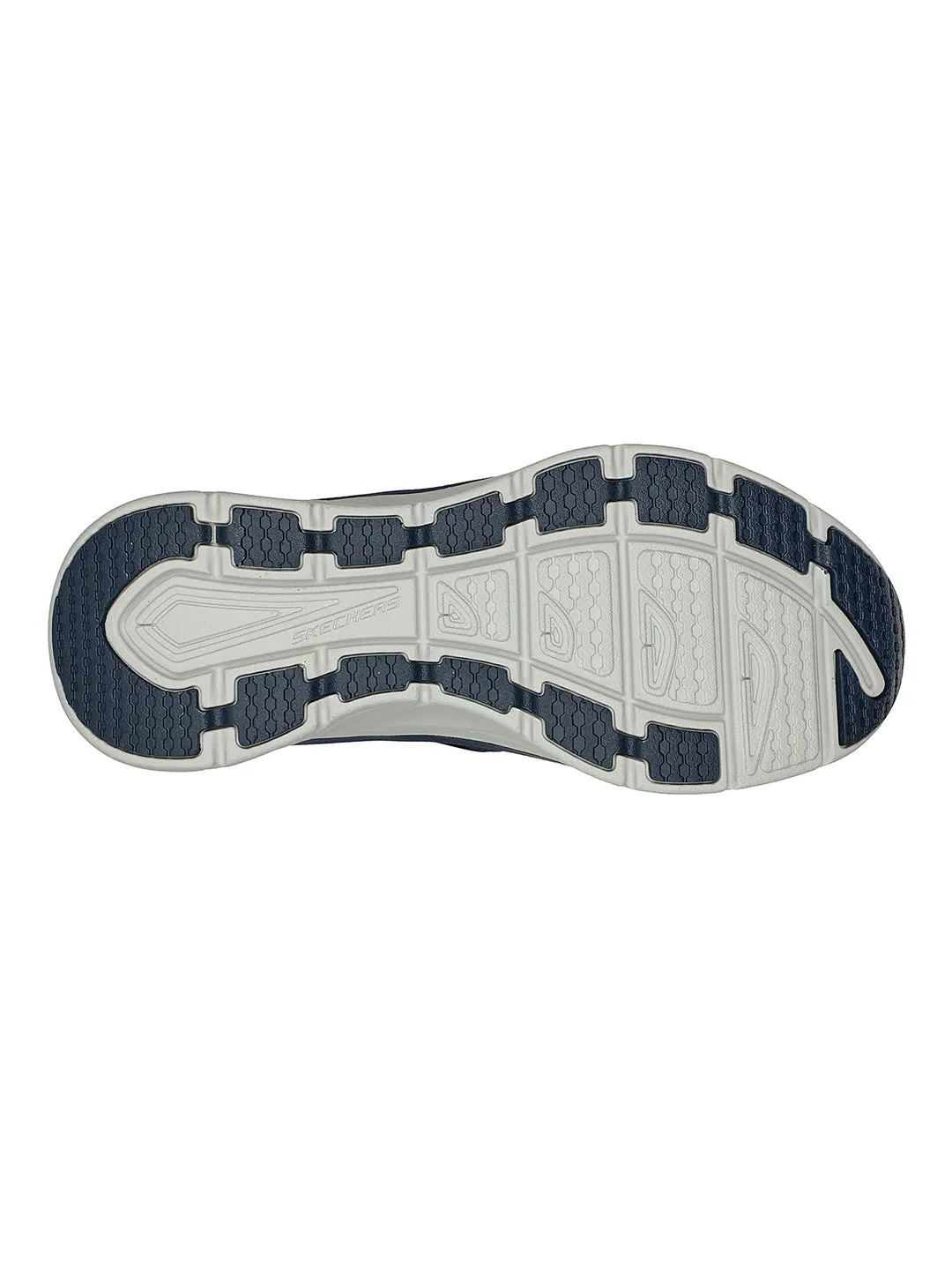 Skechers Navy Men Dlux Walker Orford Slip On Sneakers