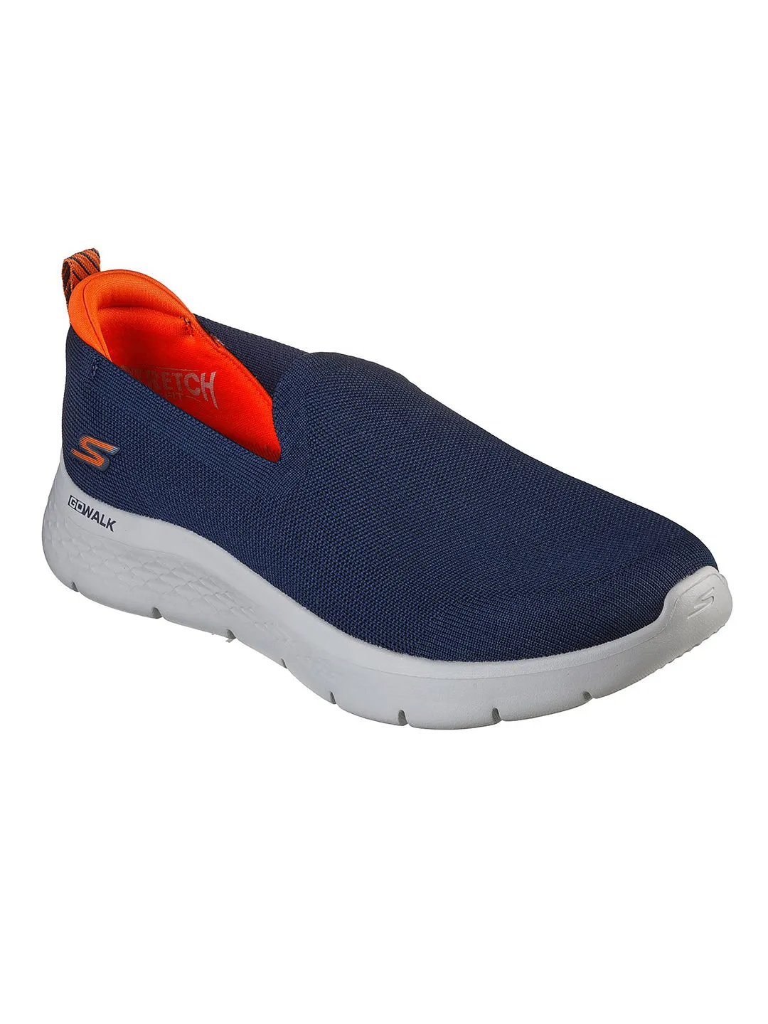 Skechers Navy Men Go Walk Flex Slip On Sneakers