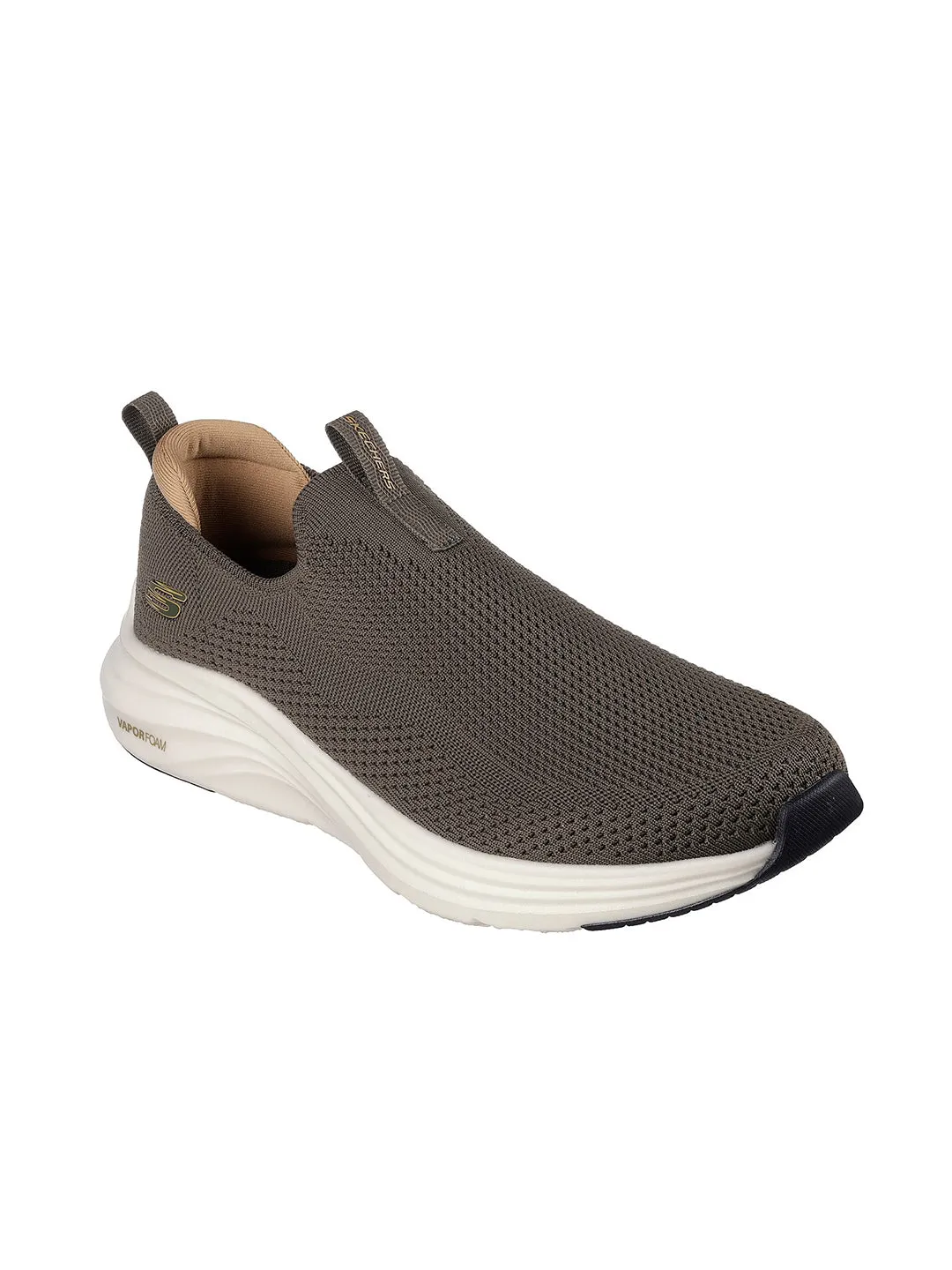 Skechers Olive Men Vapor Foam Covert Slip On Sneakers