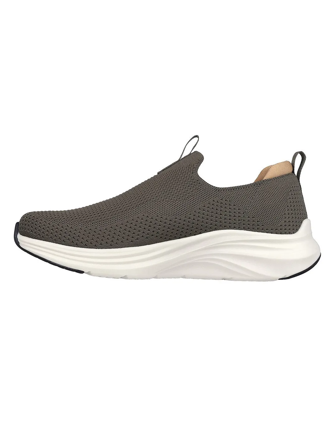 Skechers Olive Men Vapor Foam Covert Slip On Sneakers