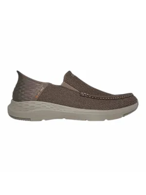 Skechers Taupe Men Parson Ralven Slip On Sneakers