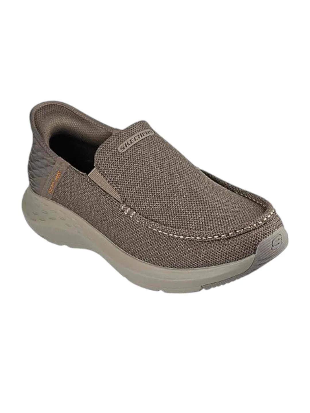 Skechers Taupe Men Parson Ralven Slip On Sneakers
