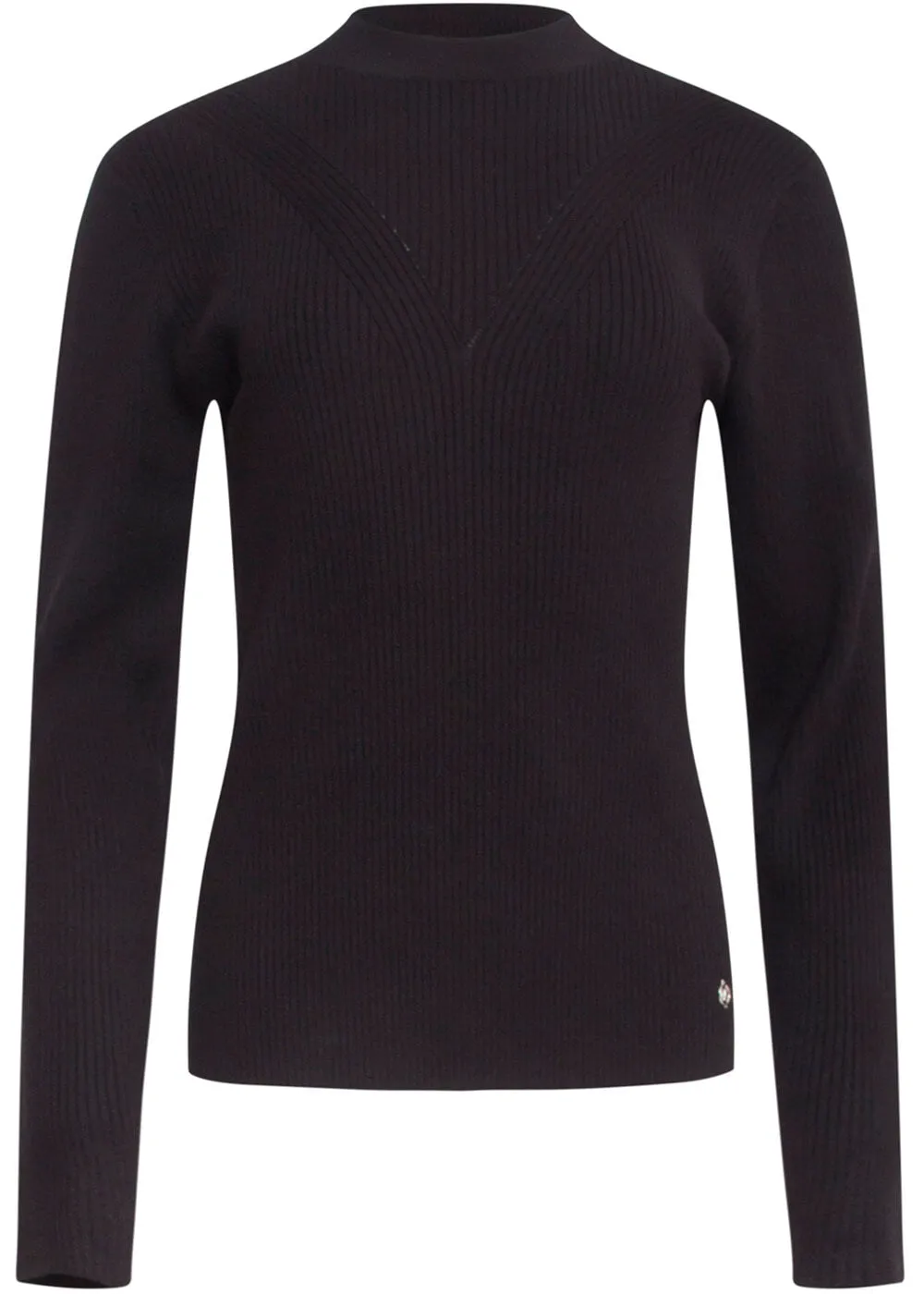 Smashed Lemon V-Shaped Love 60's Jumper Black