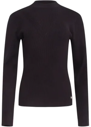 Smashed Lemon V-Shaped Love 60's Jumper Black