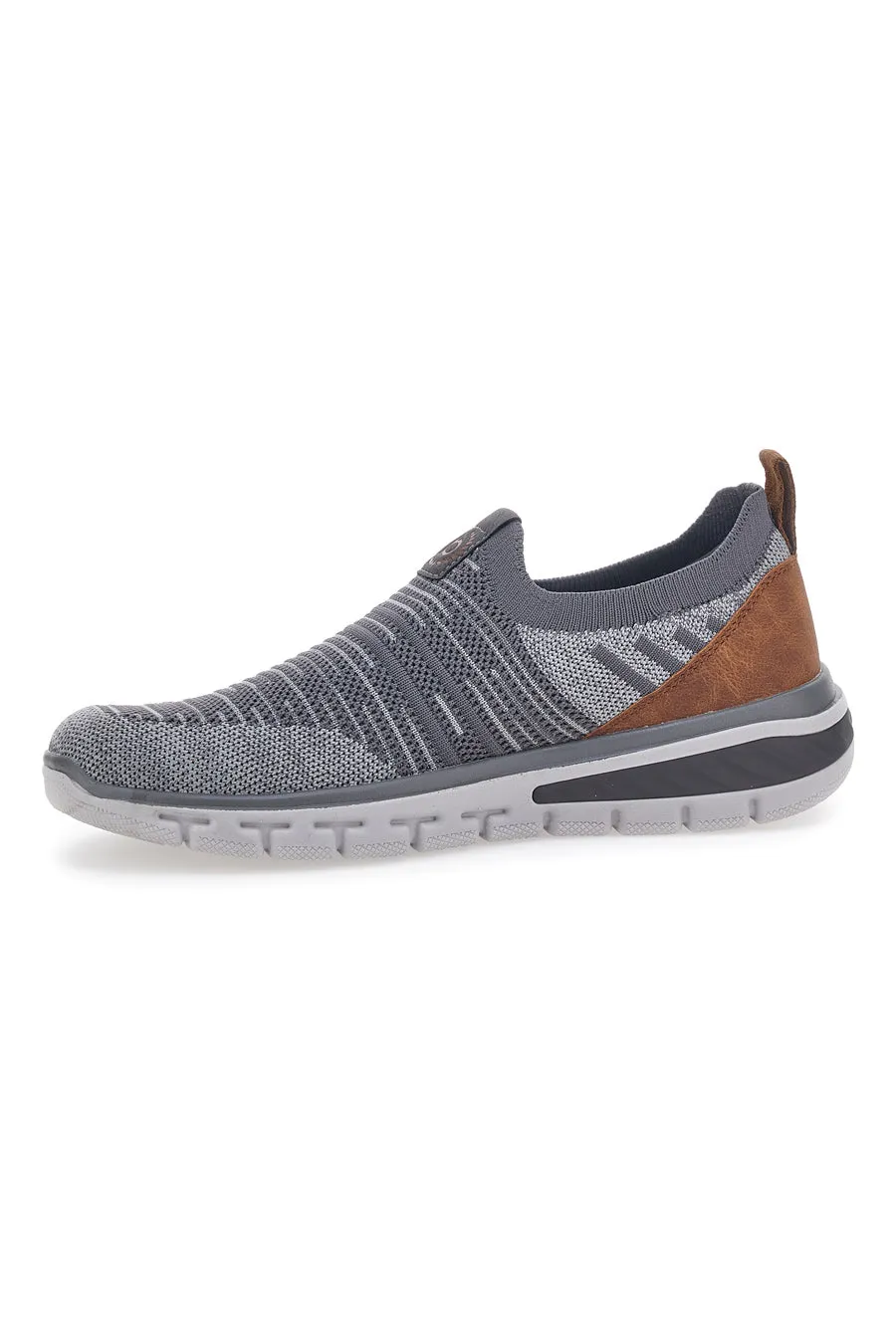 Sneakers Slip-On Grigie Bugatti 341AKQ60