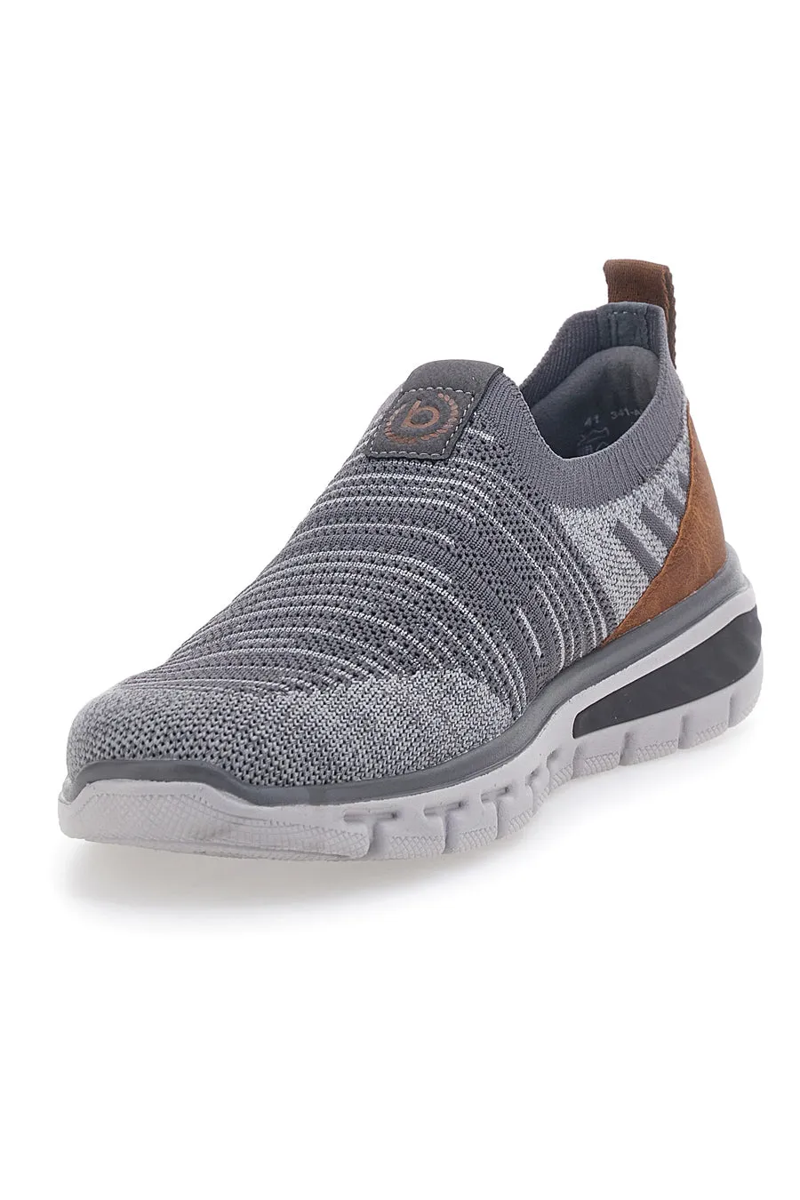 Sneakers Slip-On Grigie Bugatti 341AKQ60