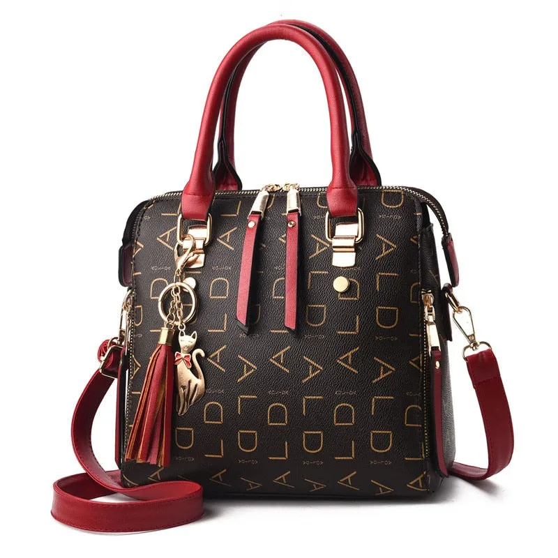 Soft PU Leather Luxury Crossbody Women Handbag