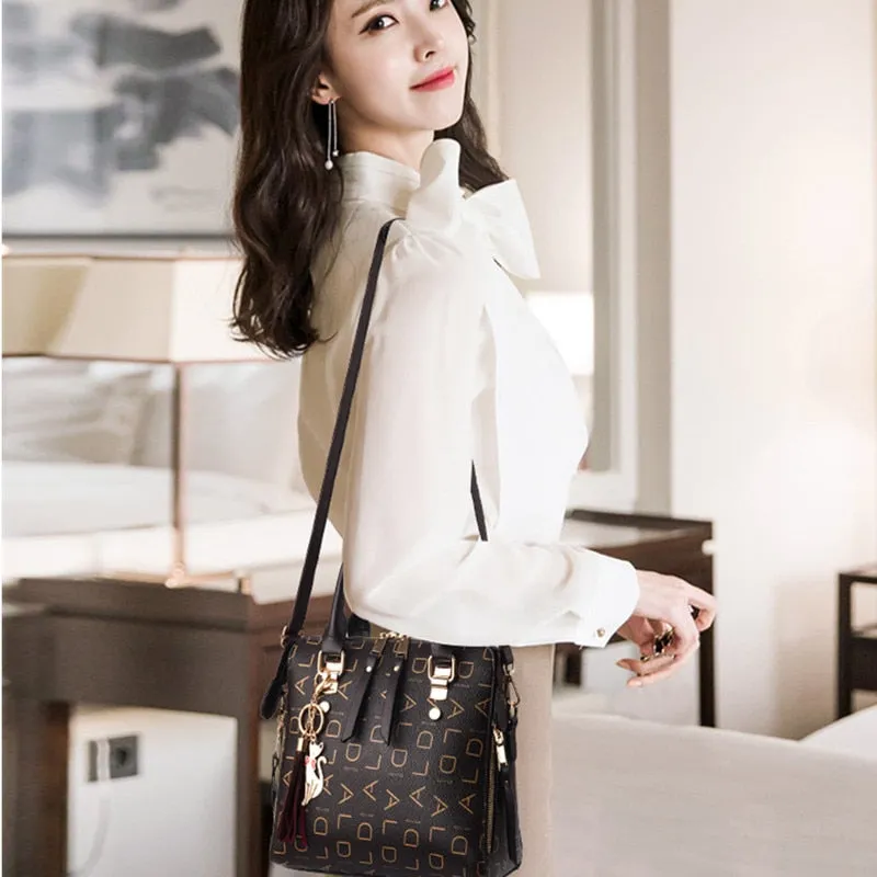 Soft PU Leather Luxury Crossbody Women Handbag