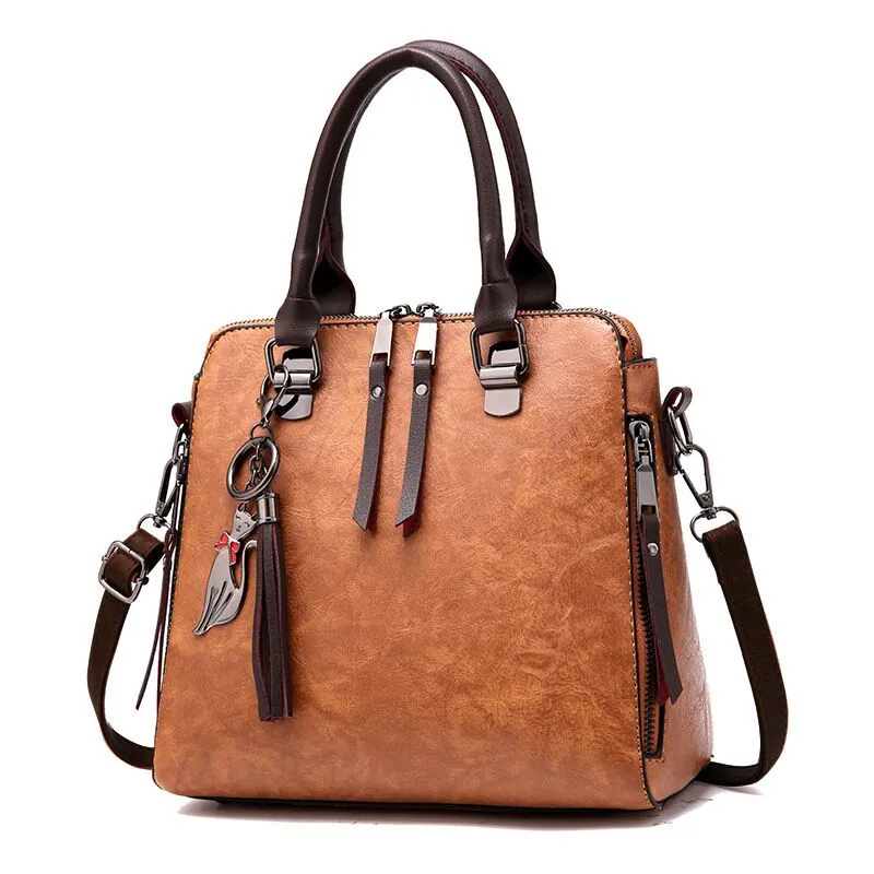 Soft PU Leather Luxury Crossbody Women Handbag