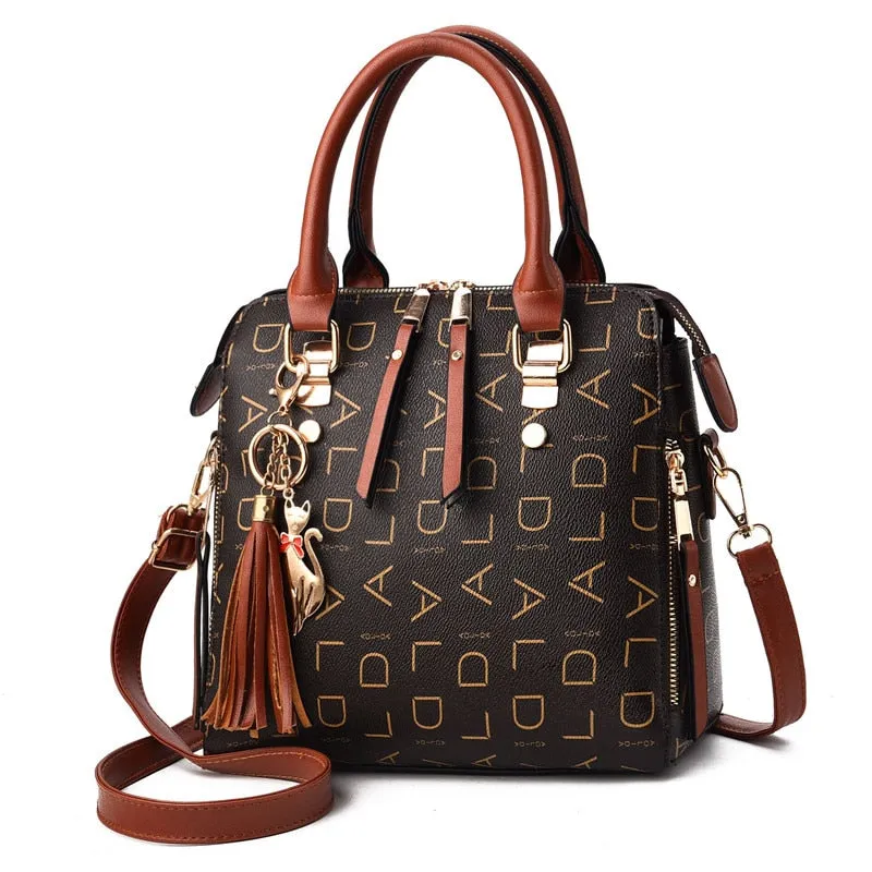 Soft PU Leather Luxury Crossbody Women Handbag