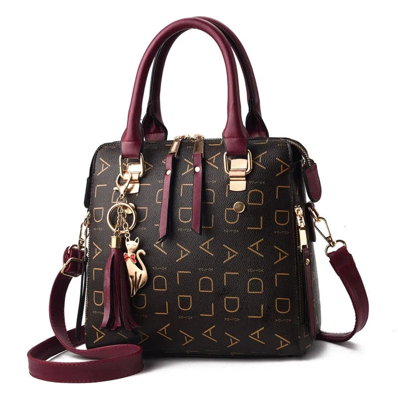 Soft PU Leather Luxury Crossbody Women Handbag