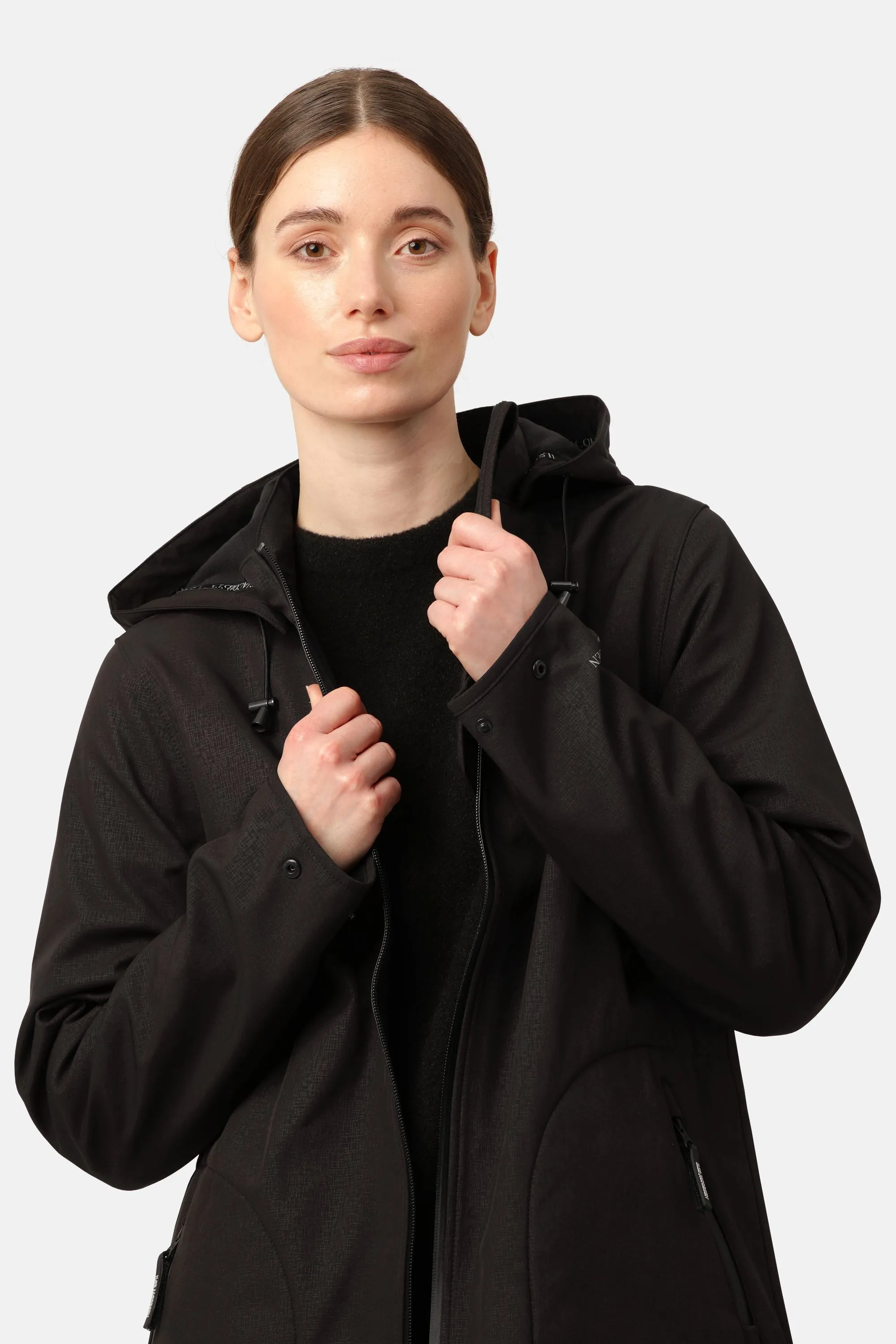 Softshell Regnjacka A-linje - Black
