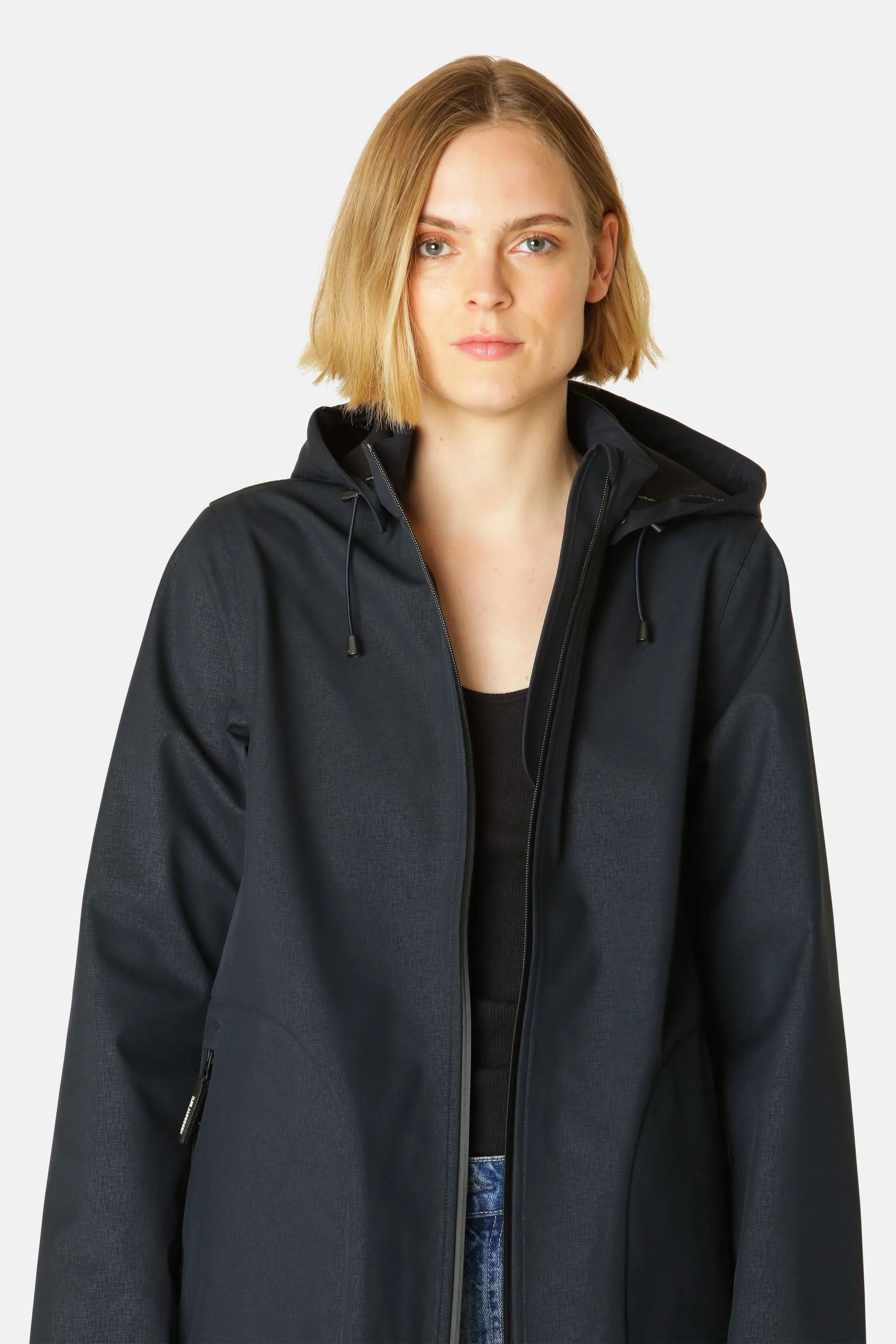 Softshell Regnjacka A-linje - Dark Indigo