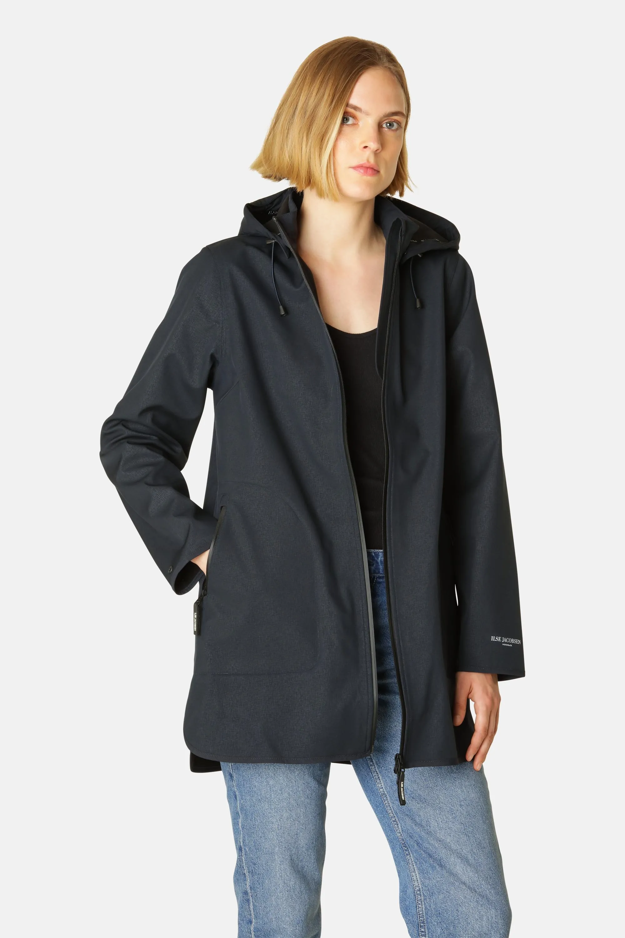 Softshell Regnjacka A-linje - Dark Indigo