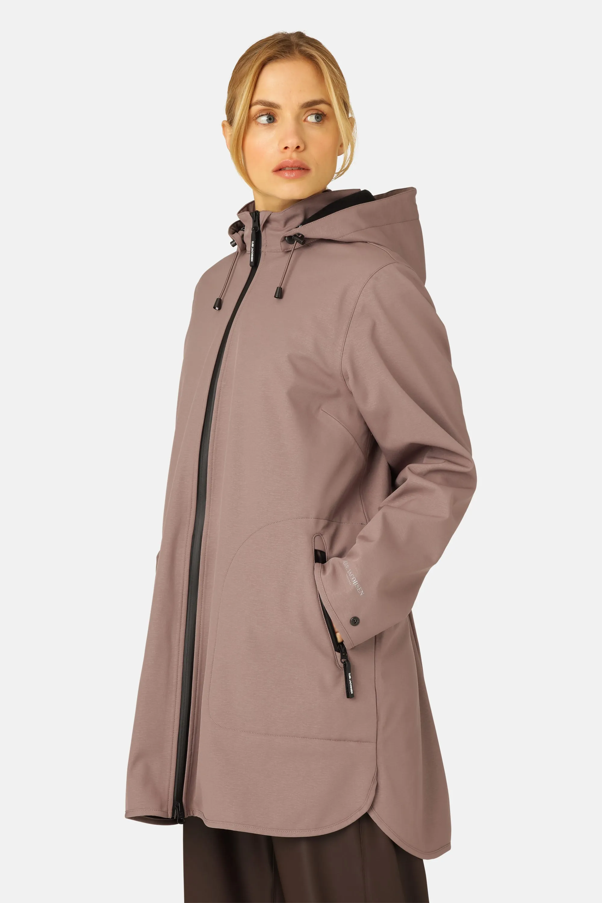 Softshell Regnjacka A-linje - Old Lavender