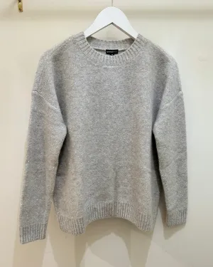 Sparkle Cashmere Boxy Crew