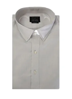 STANTT Men's Grey Business Casual Button Up Shirt Beekman Fit 17 - 31/32 NWT