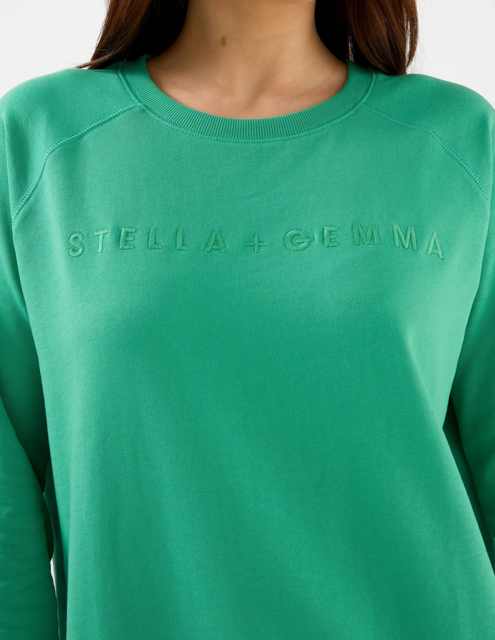STELLA   GEMMA CLASSIC LOGO SWEATER MINT