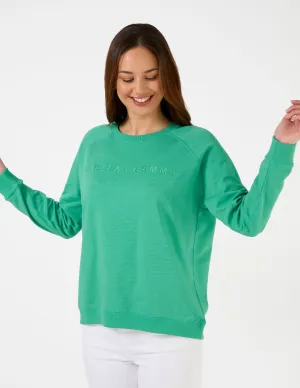 STELLA   GEMMA CLASSIC LOGO SWEATER MINT