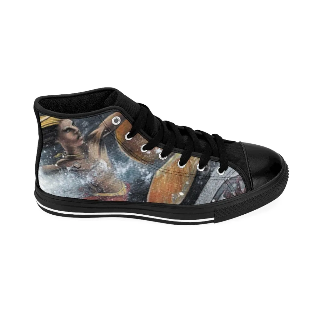 Step Into Adventure: TLPA Men's High-Top Sneakers