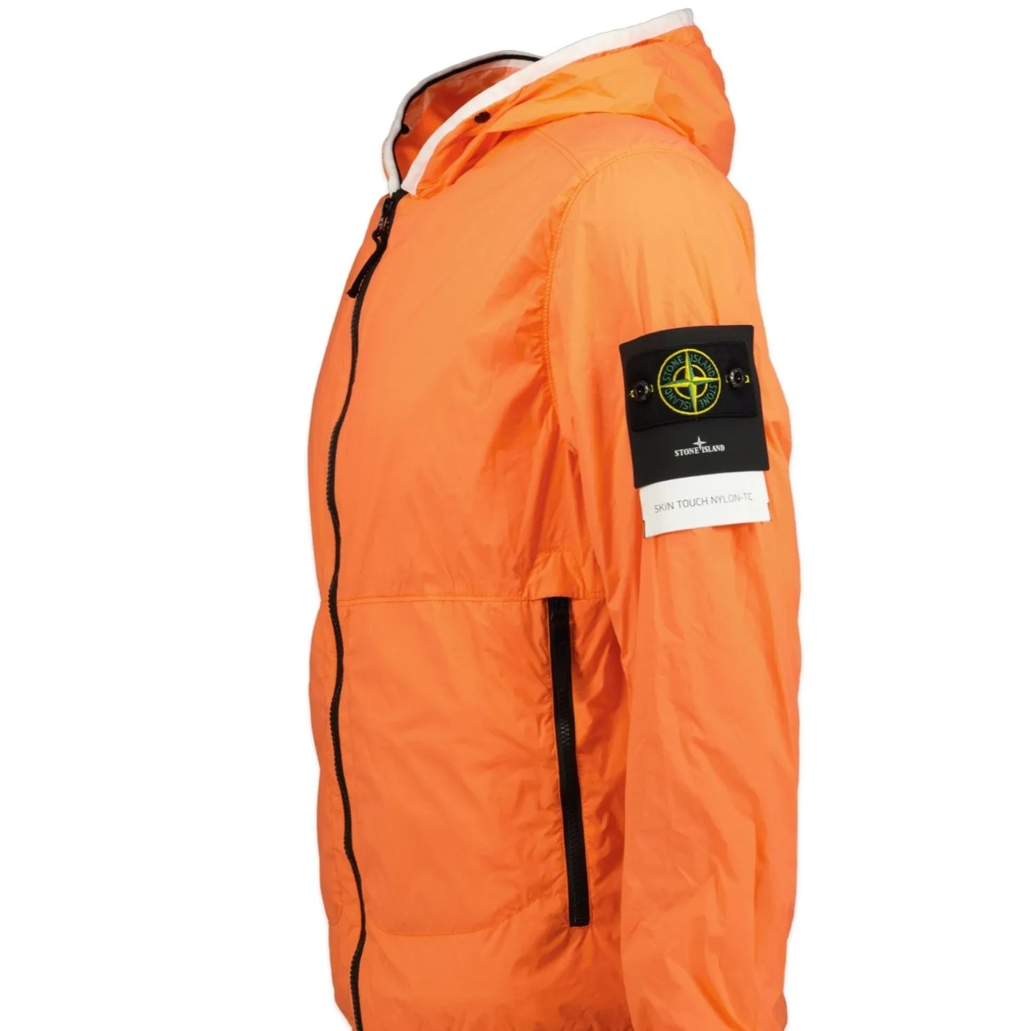 STONE ISLANDNylon-TC Hooded Rain Jacket Peach