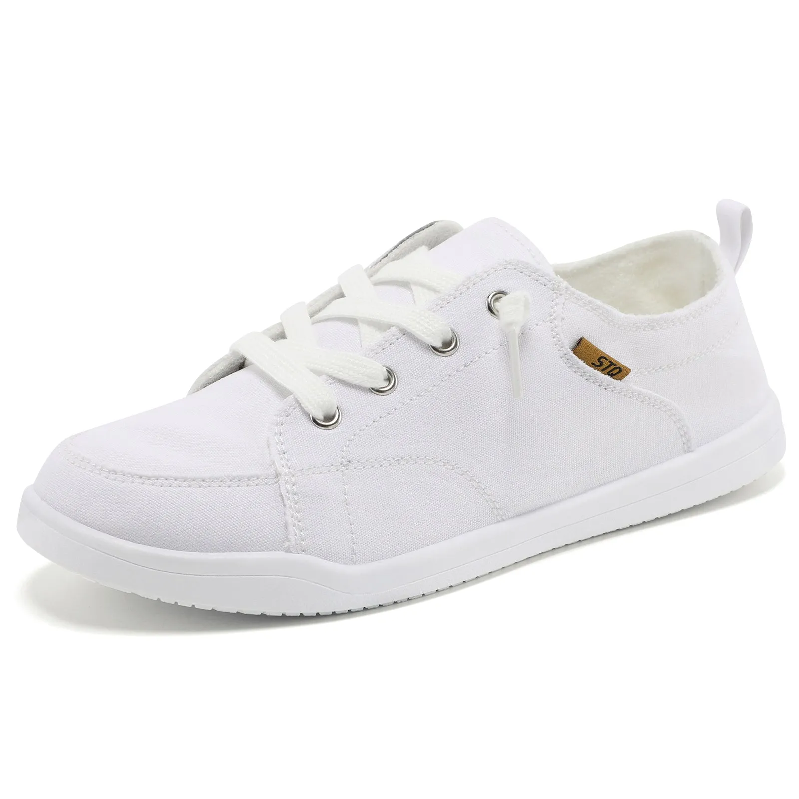 STQ Slip on Sneakers for Women Casual Canvas Shoes Machine Washable