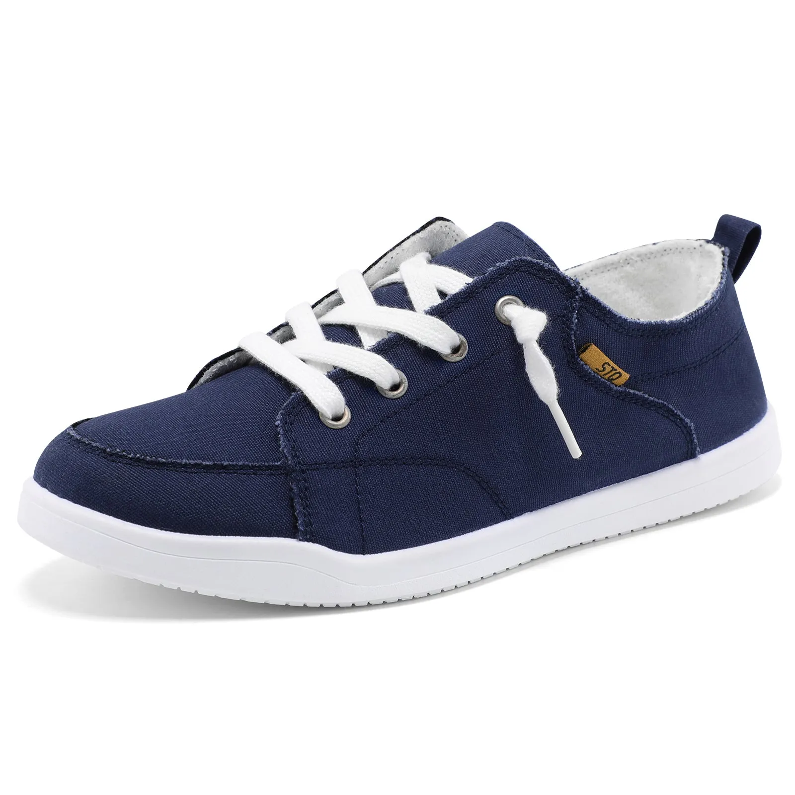 STQ Slip on Sneakers for Women Casual Canvas Shoes Machine Washable