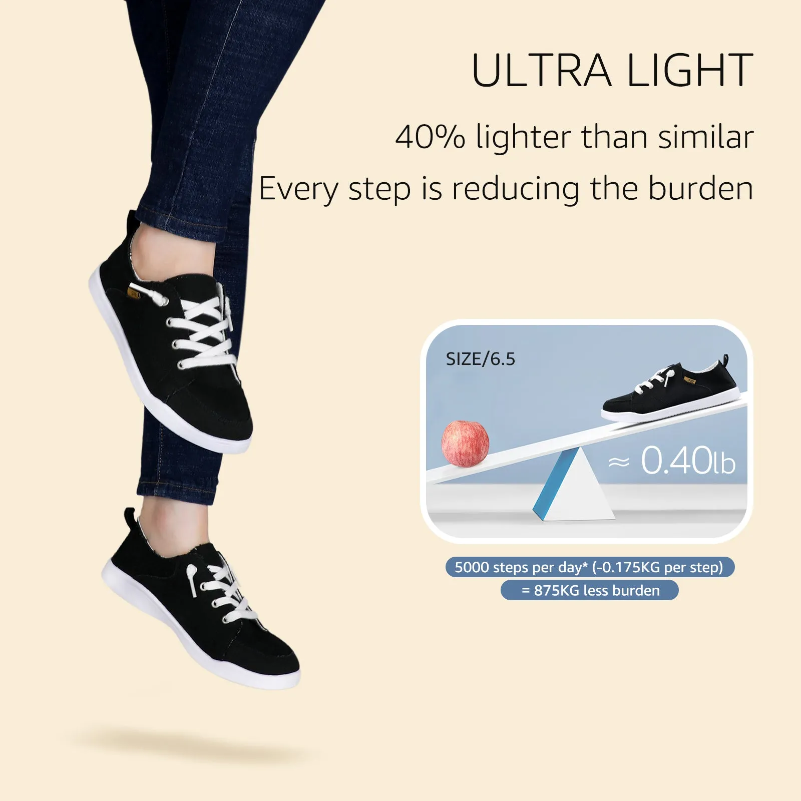 STQ Slip on Sneakers for Women Casual Canvas Shoes Machine Washable