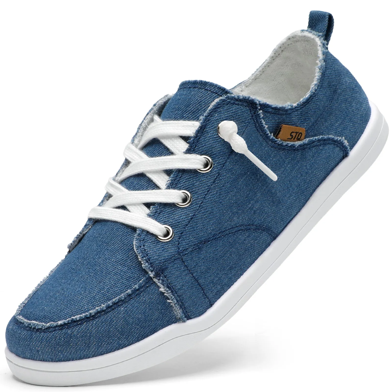 STQ Slip on Sneakers for Women Casual Canvas Shoes Machine Washable
