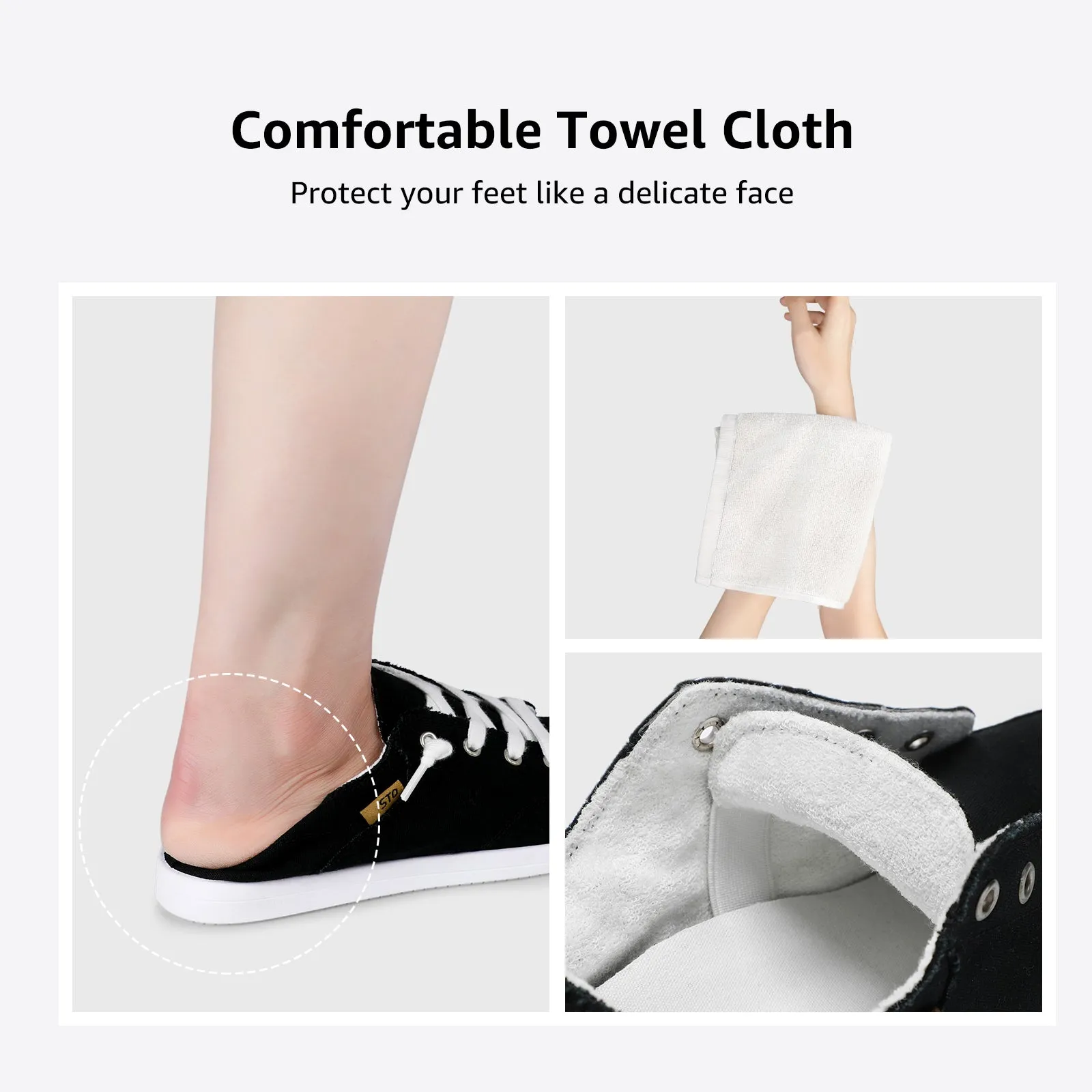 STQ Slip on Sneakers for Women Casual Canvas Shoes Machine Washable