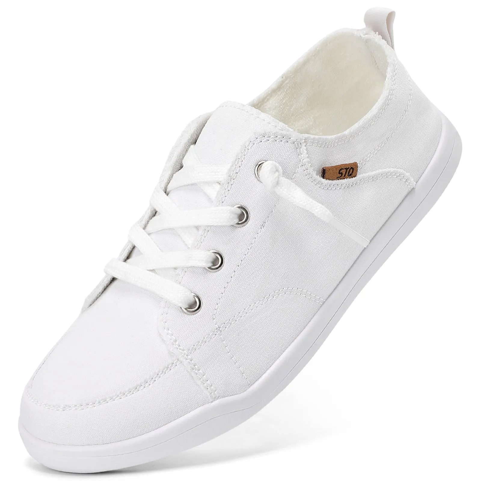 STQ Slip on Sneakers for Women Casual Canvas Shoes Machine Washable