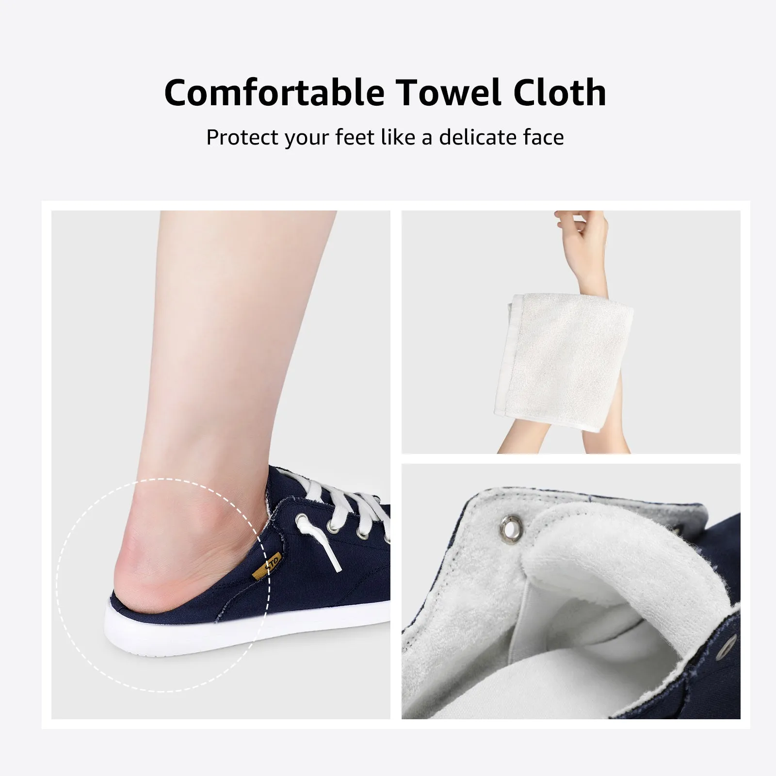 STQ Slip on Sneakers for Women Casual Canvas Shoes Machine Washable