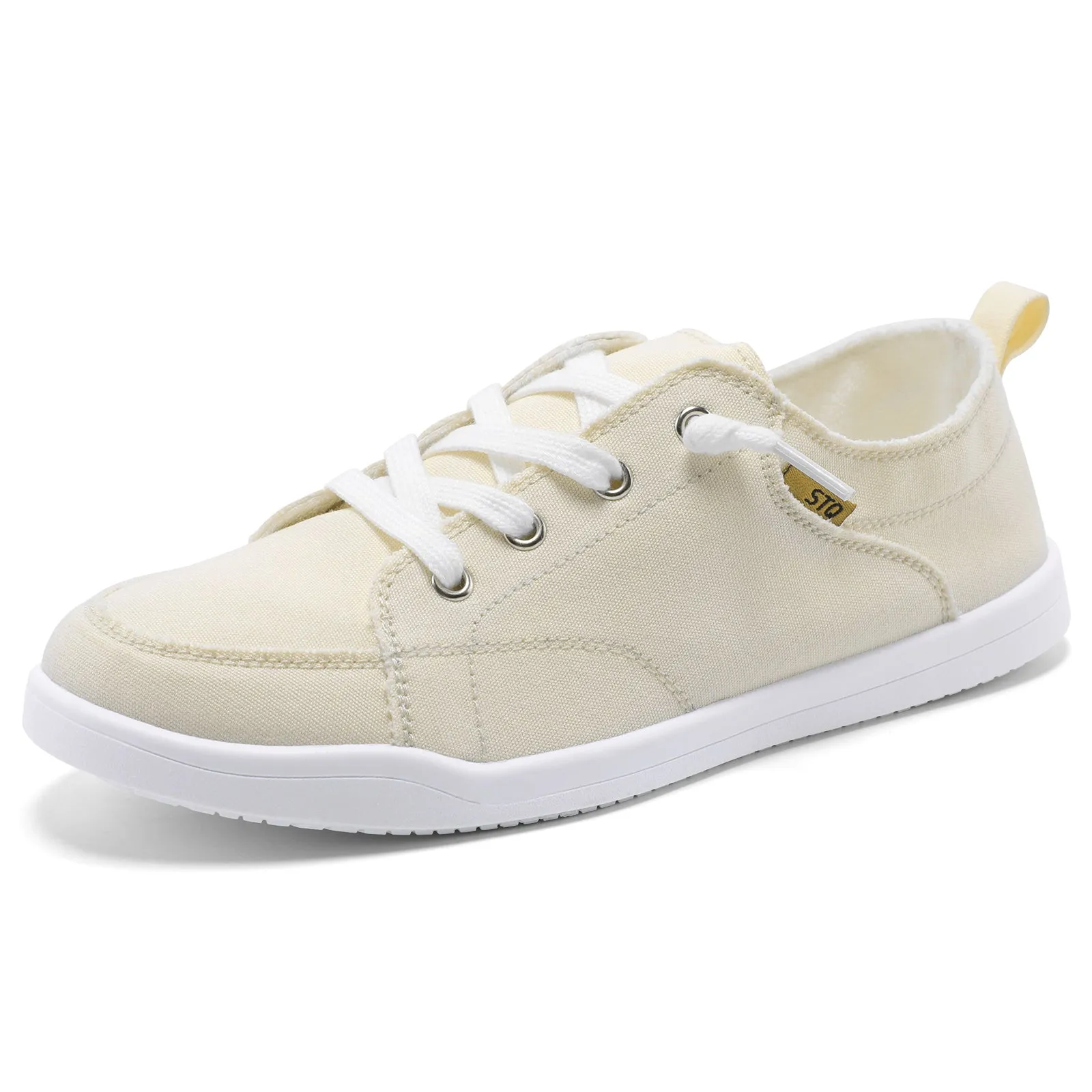 STQ Slip on Sneakers for Women Casual Canvas Shoes Machine Washable