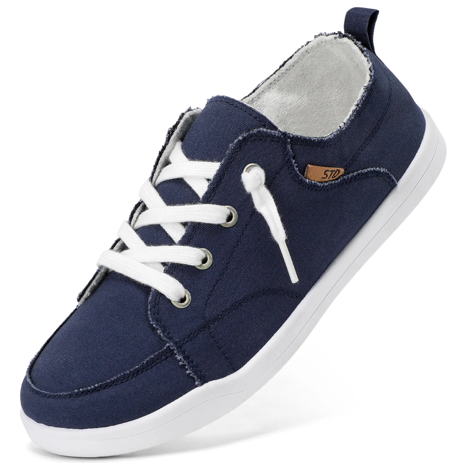 STQ Slip on Sneakers for Women Casual Canvas Shoes Machine Washable