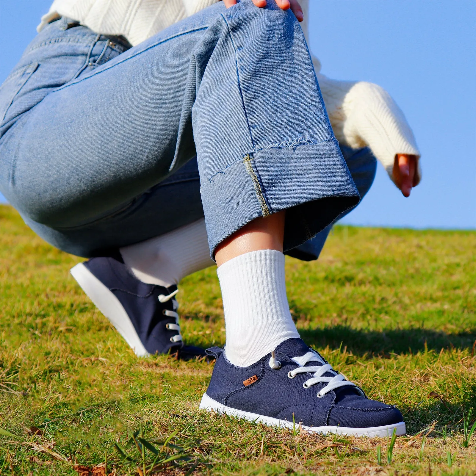 STQ Slip on Sneakers for Women Casual Canvas Shoes Machine Washable