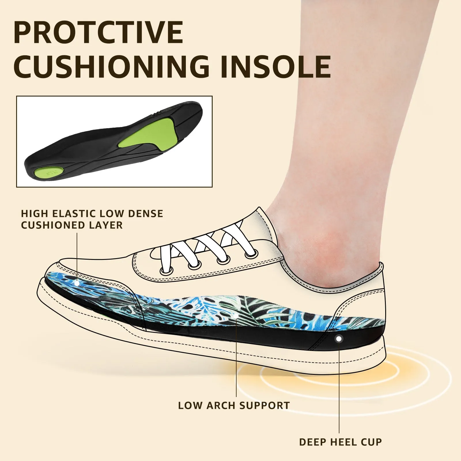 STQ Slip on Sneakers for Women Casual Canvas Shoes Machine Washable