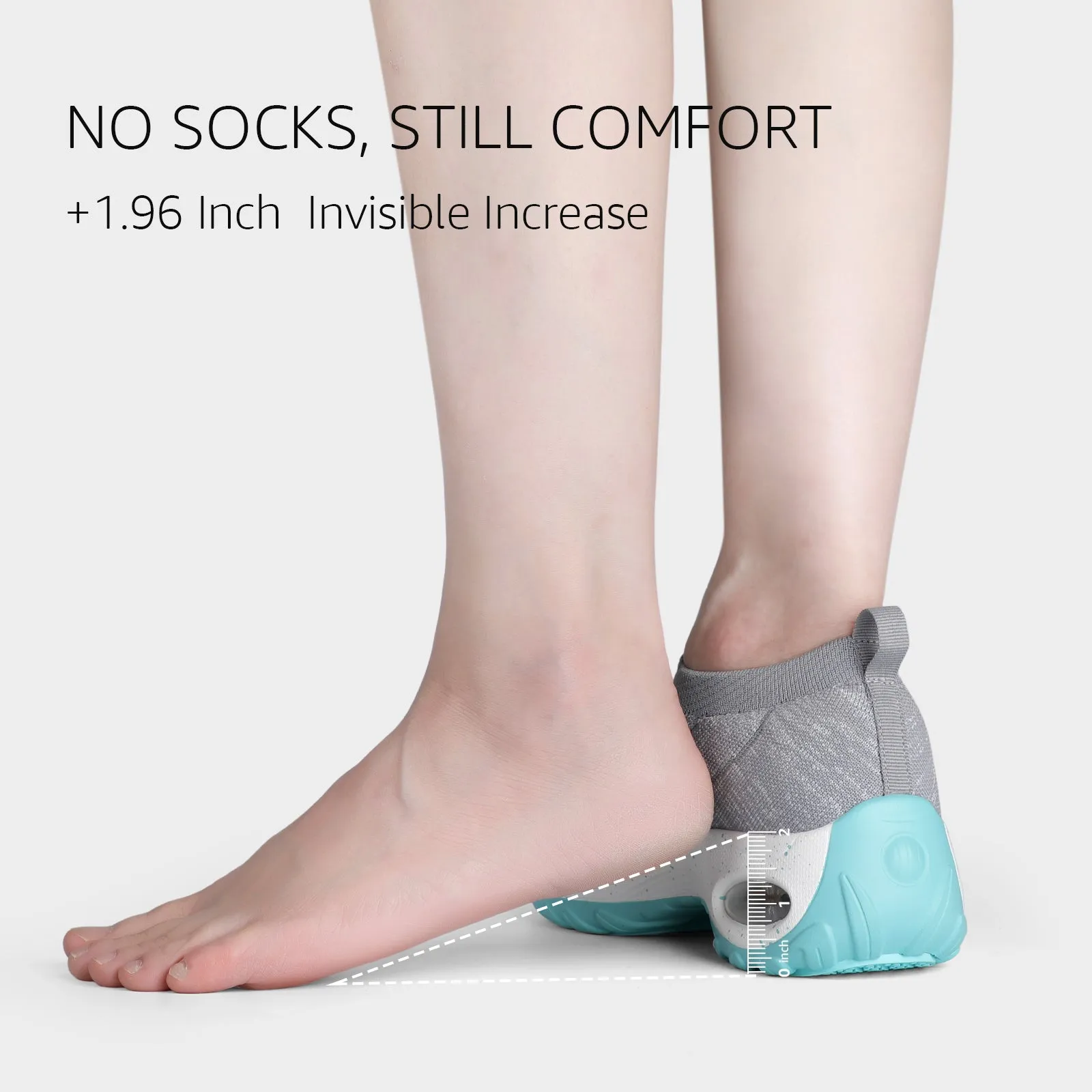STQ Womens Slip on Walking Shoes Breathable Non Slip Work Shoes Comfortable Air Cushion Orthopedic Sneakers with Arch Support