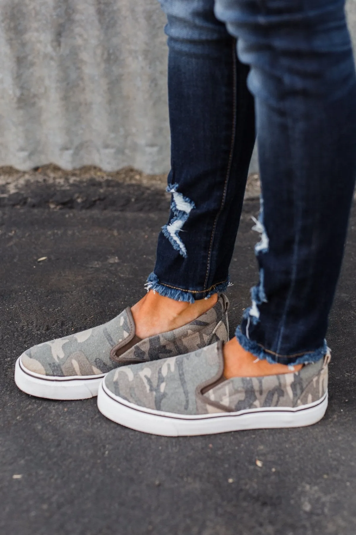 Sugar Flicker Shoes- Washed Camo