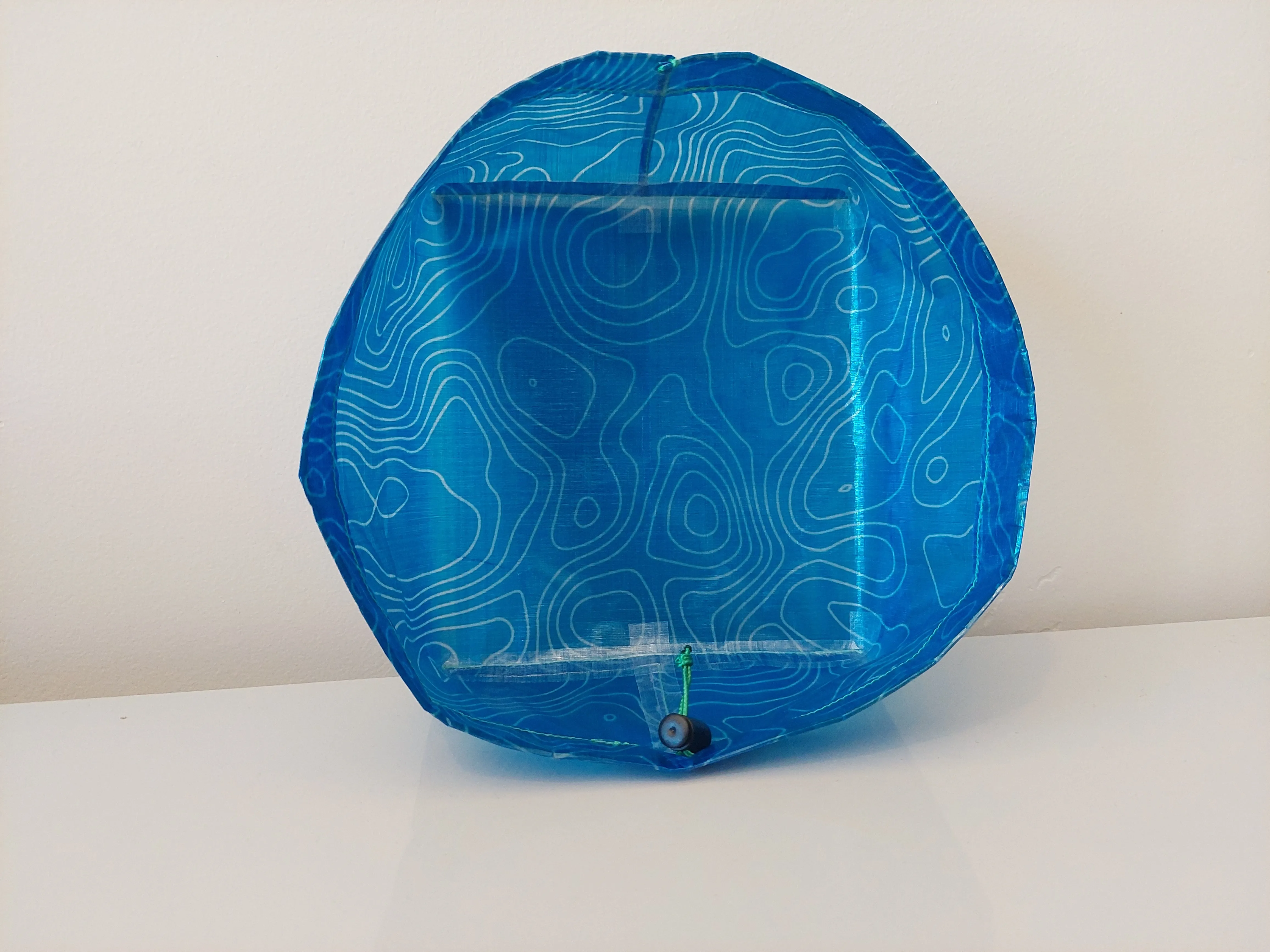 Superlight Dog Bowl - Blue Topo Dyneema