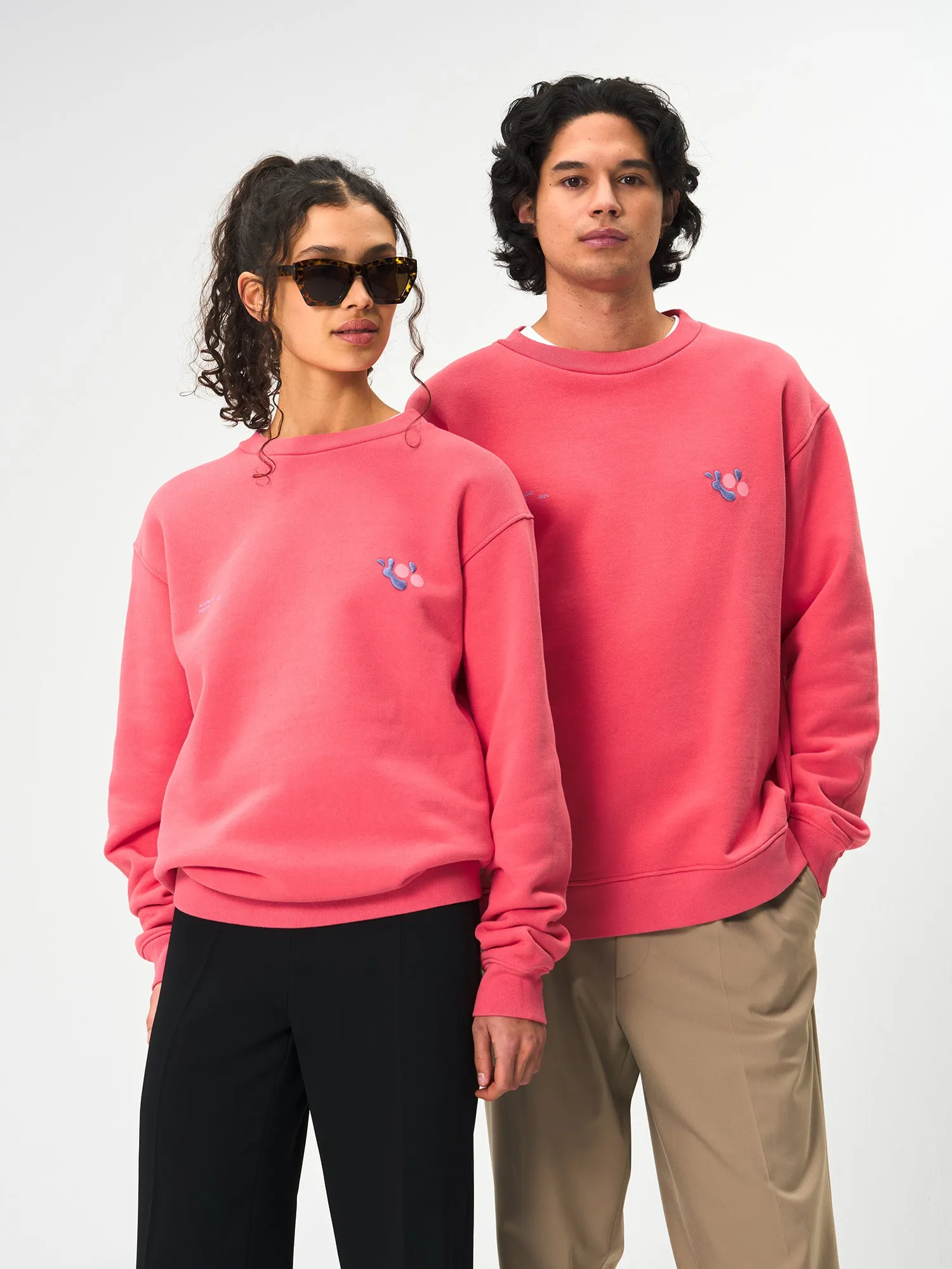 Sweatshirt Cotton - Watermelon Pink (Unisex)