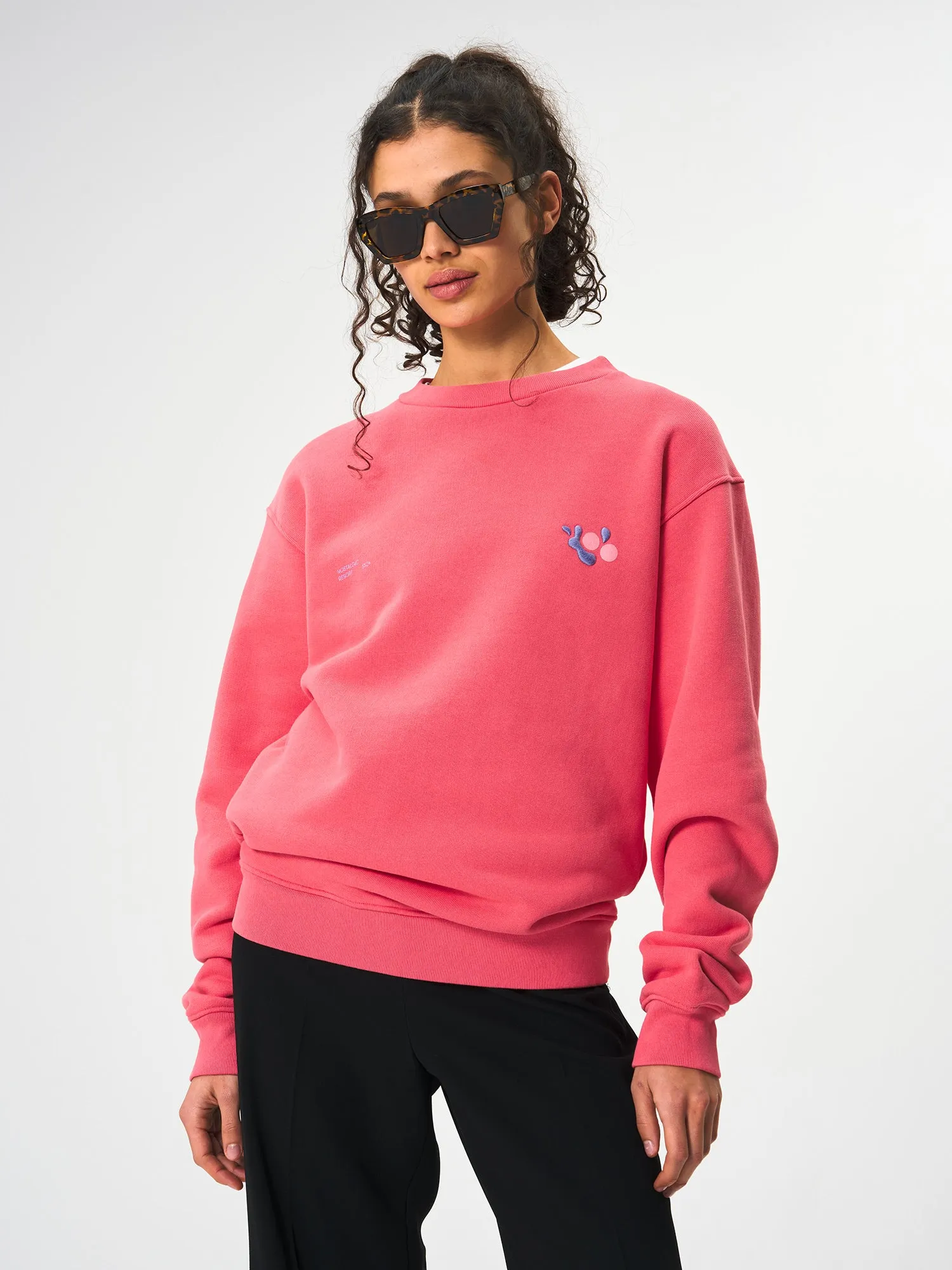 Sweatshirt Cotton - Watermelon Pink (Unisex)