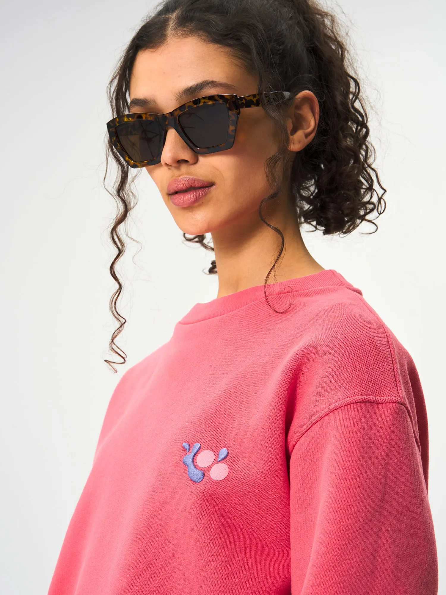 Sweatshirt Cotton - Watermelon Pink (Unisex)